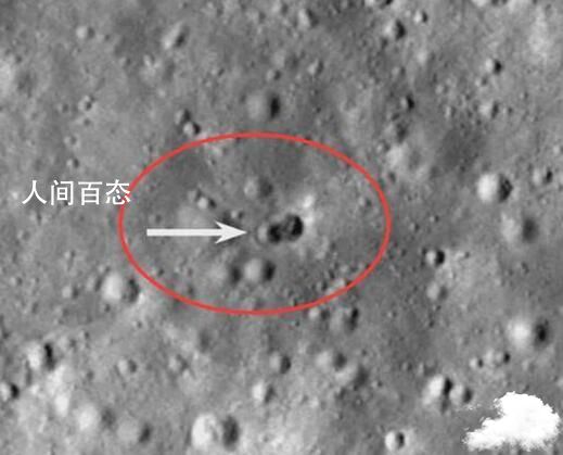 神秘飞行物把月球撞出两个坑 NASA公布一张照片 月球发现飞机残骸