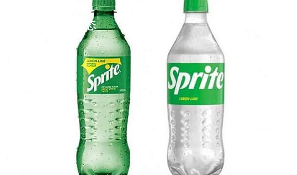 雪碧放弃绿瓶包装 转为更加环保的透明容器 绿色雪碧瓶